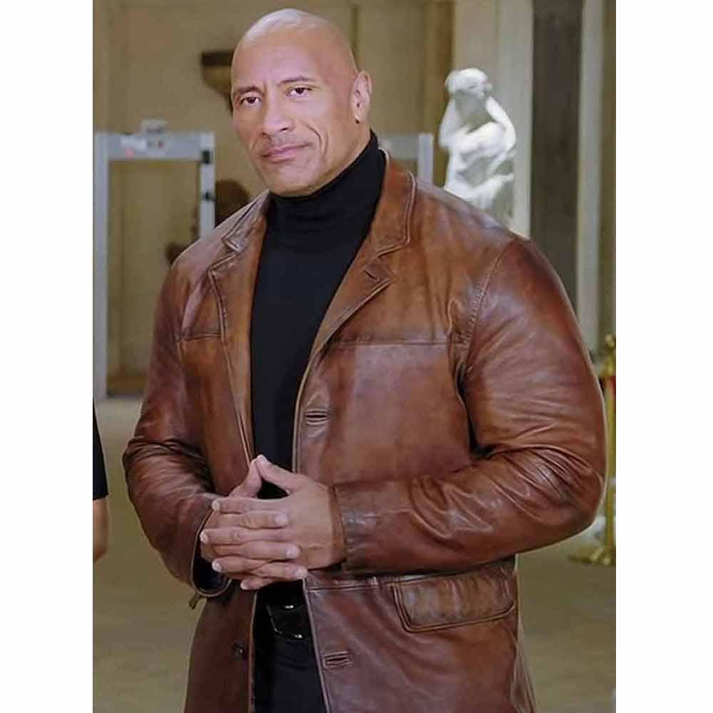 Men's Distressed Brown Leather Long Coat Vintage Western Celebrity Style - image 4