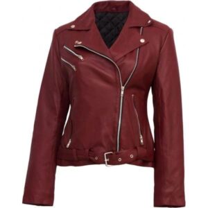 Burgundy women’s jacket