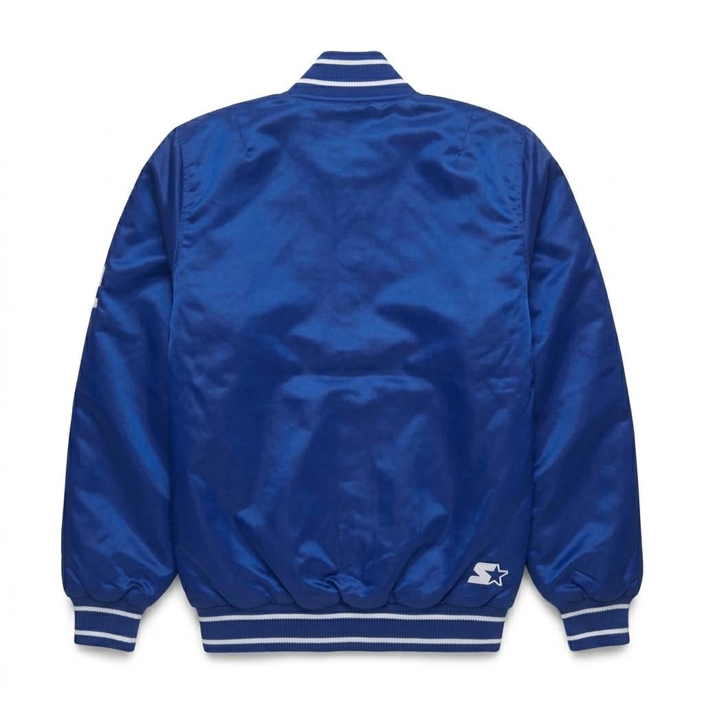 LA Dodgers Satin Varsity Jacket Vintage 90s Blue Bomber MLB Letterman Unisex Streetwear Gift