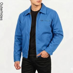 Red Cotton Harrington Jacket | Smallville Clark Kent Inspired Style