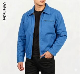 Red Cotton Harrington Jacket | Smallville Clark Kent Inspired Style
